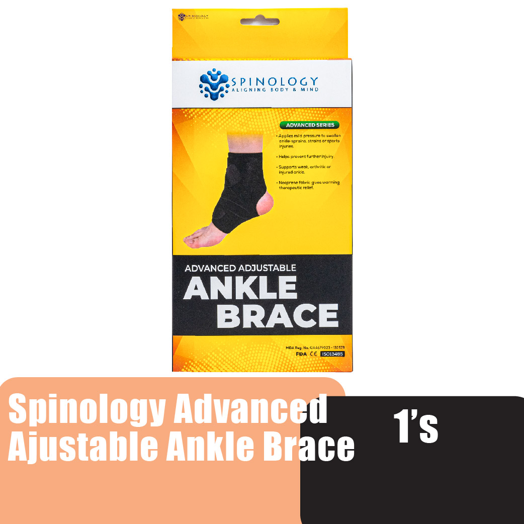 Spinology Advanced Adjustable Ankle Brace Sport Fitness Ankle Guard Elastic Foot Ankle Support