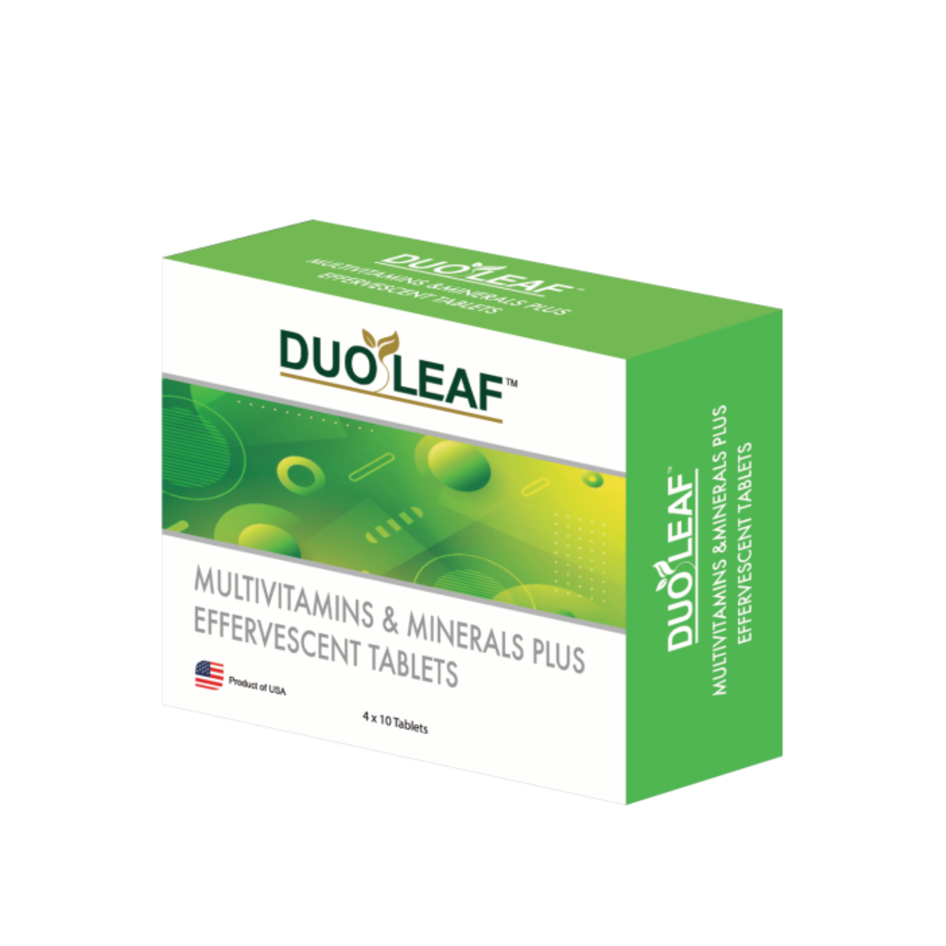 DUOLEAF MULTIVITAMINS & MINERALS PLUS EFFERVESCENT TABLETS 10'S