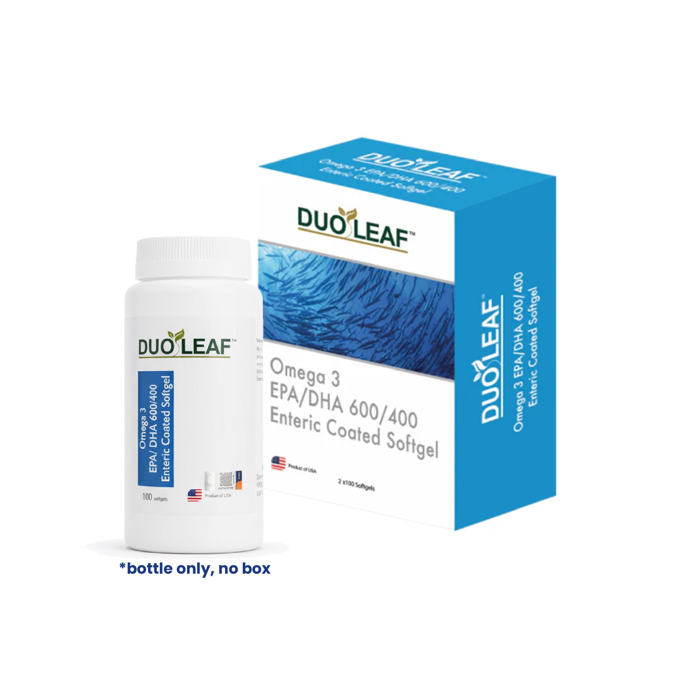 DUOLEAF OMEGA 3 (EPA/DHA 600/400) (ENTERIC COATED) 100'S