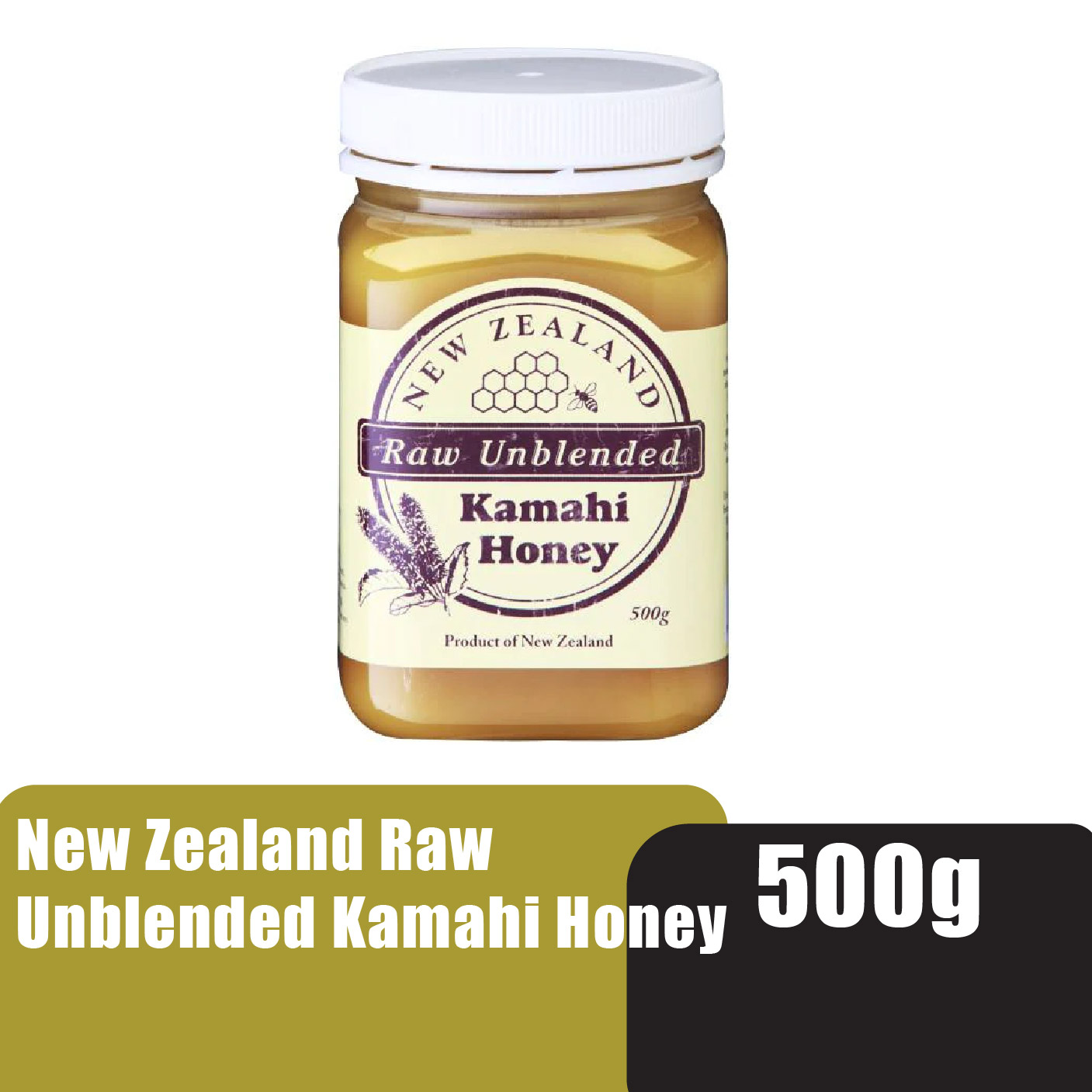 NEW ZEALAND Raw Unblended Kamahi Honey 500g