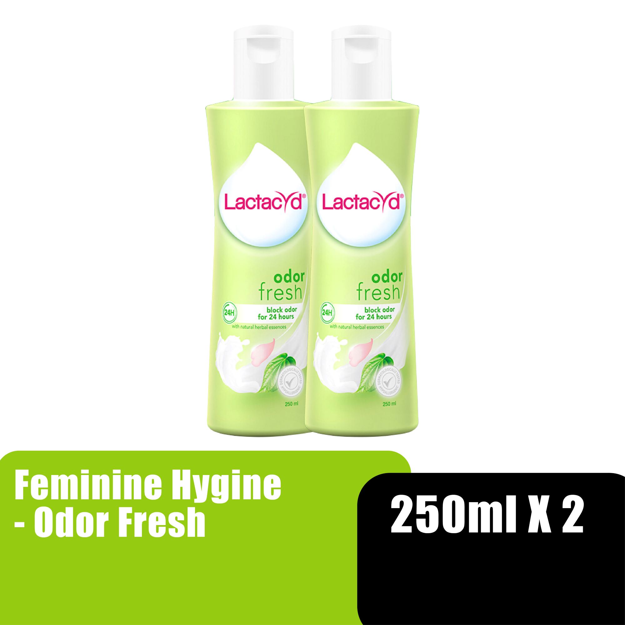 LACTACYD FEMININE HYGINE 250ML X 2 - ODOR FRESH (NEW)