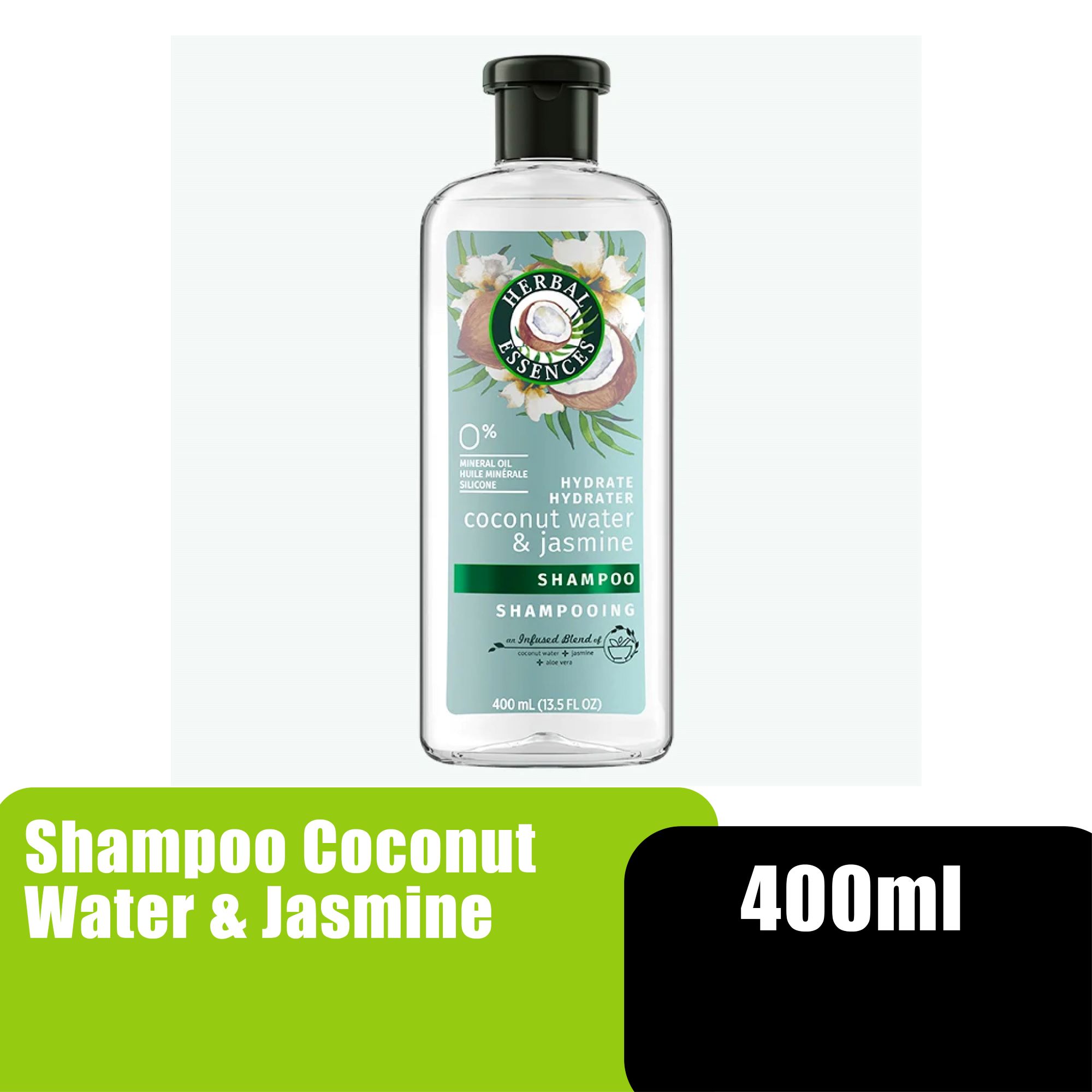 HERBAL ESSENCES SHAMPOO 400ML - COCONUT & JASMINE