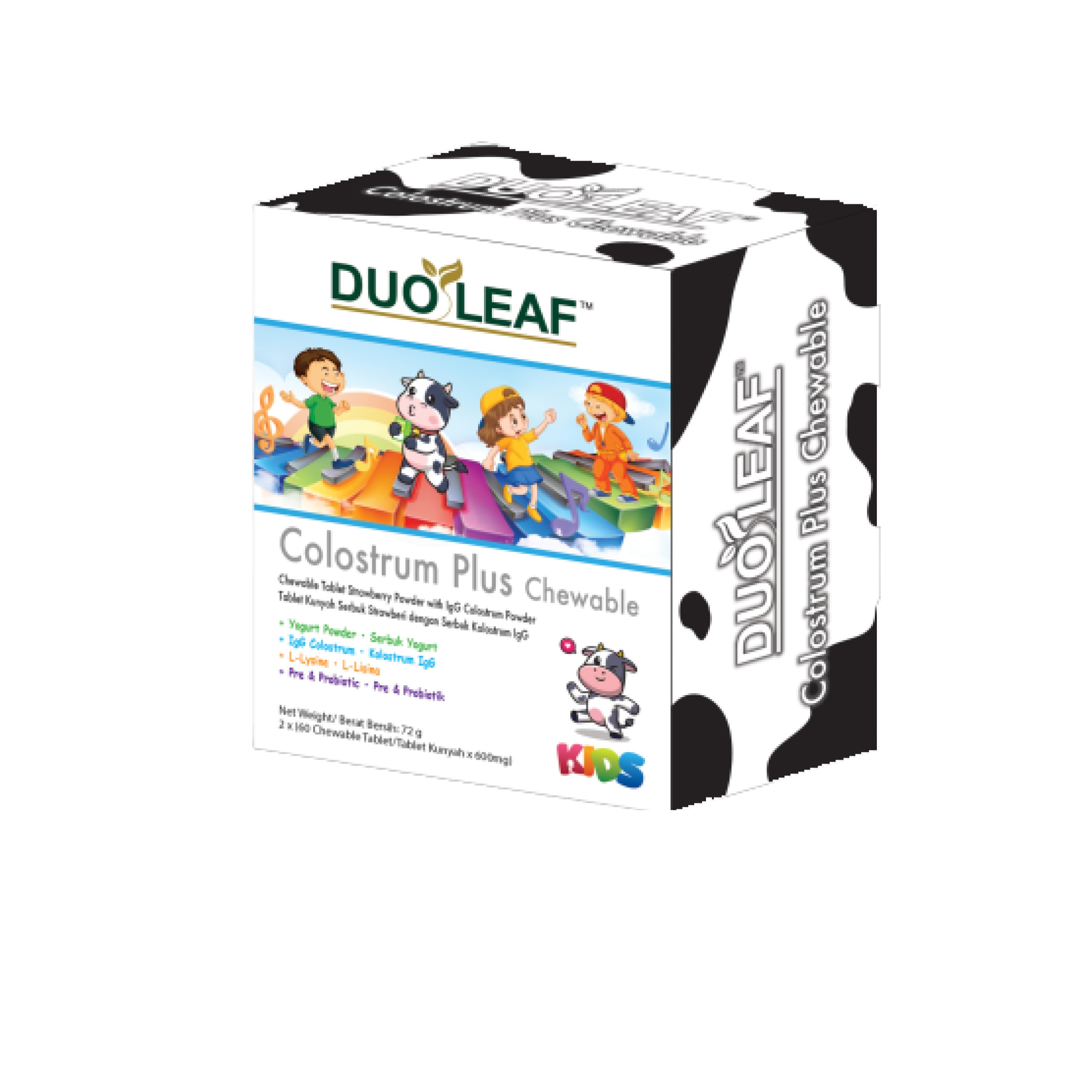 DUOLEAF COLOSTRUM PLUS CHEWABLE 60'S X 2
