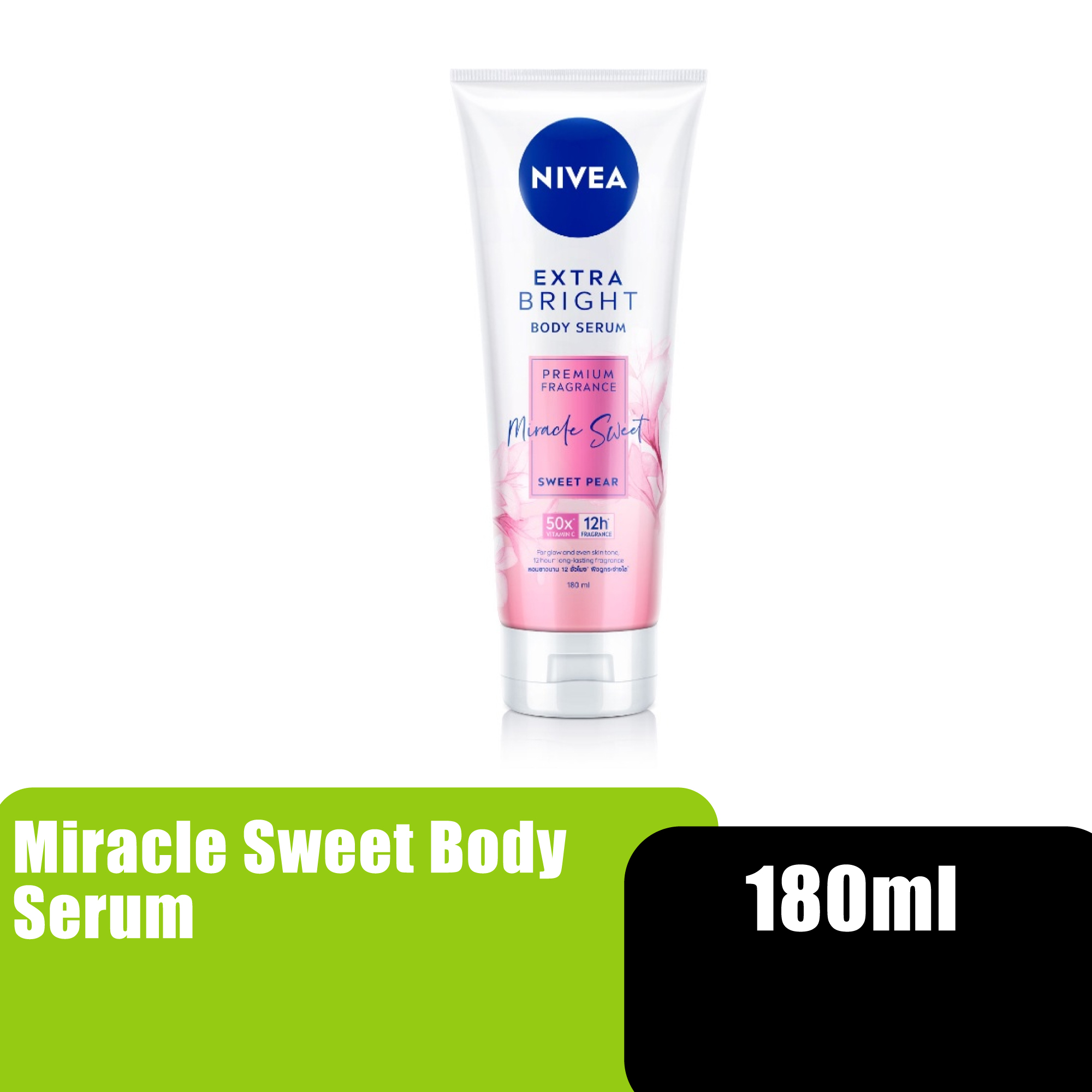 NIVEA MIRACLE SWEET BODY SERUM 180ML (98936)