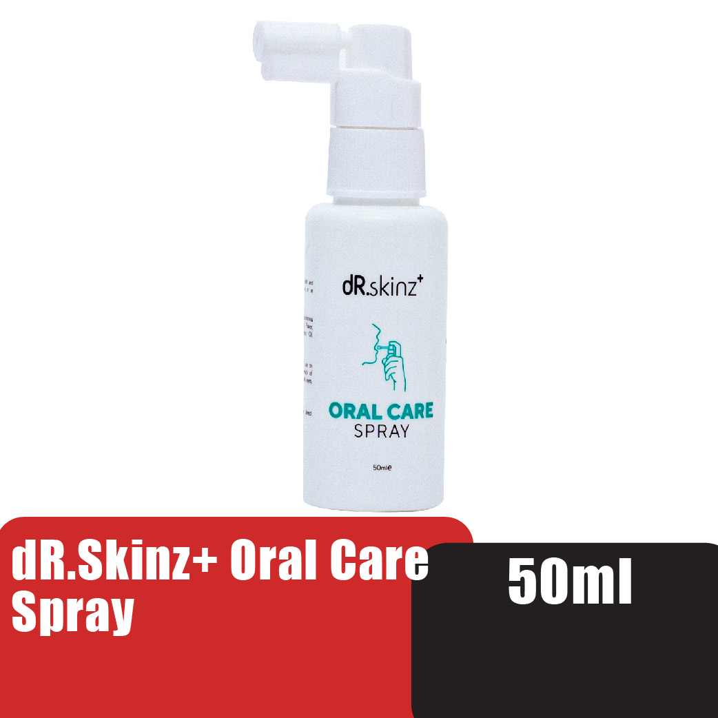 Dr. Skinz+ Oral Care Mouth Spray 50ml - for Ulcer Spray, Sore Throat, Spray Mulut, 口腔喷雾