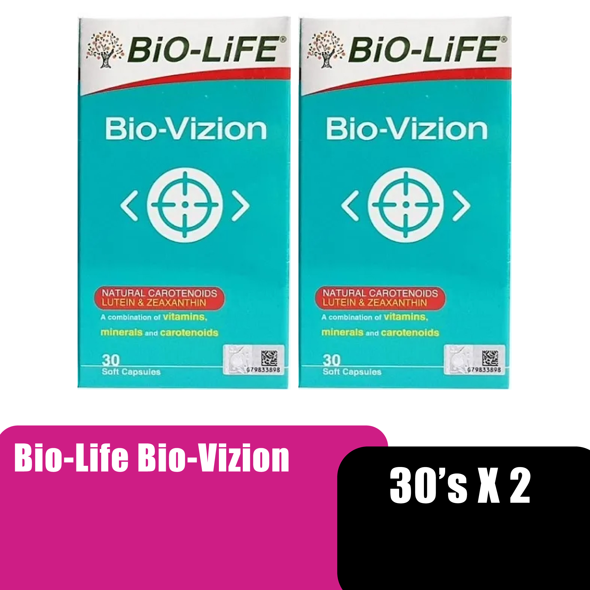 BIO-LIFE BIO-VIZION 30'S X 2