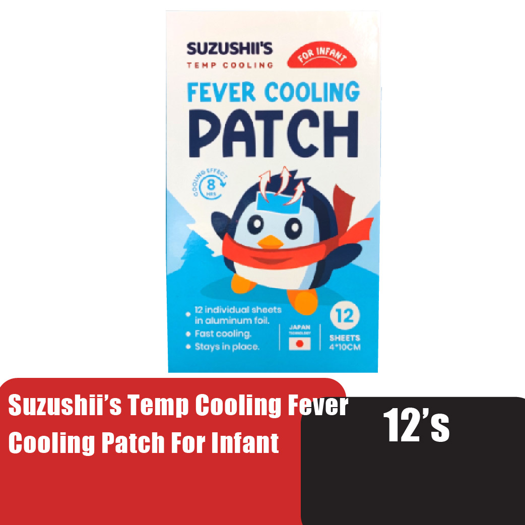 Suzushii's Temp Cooling Fever Cooling Patch For Infant 12's