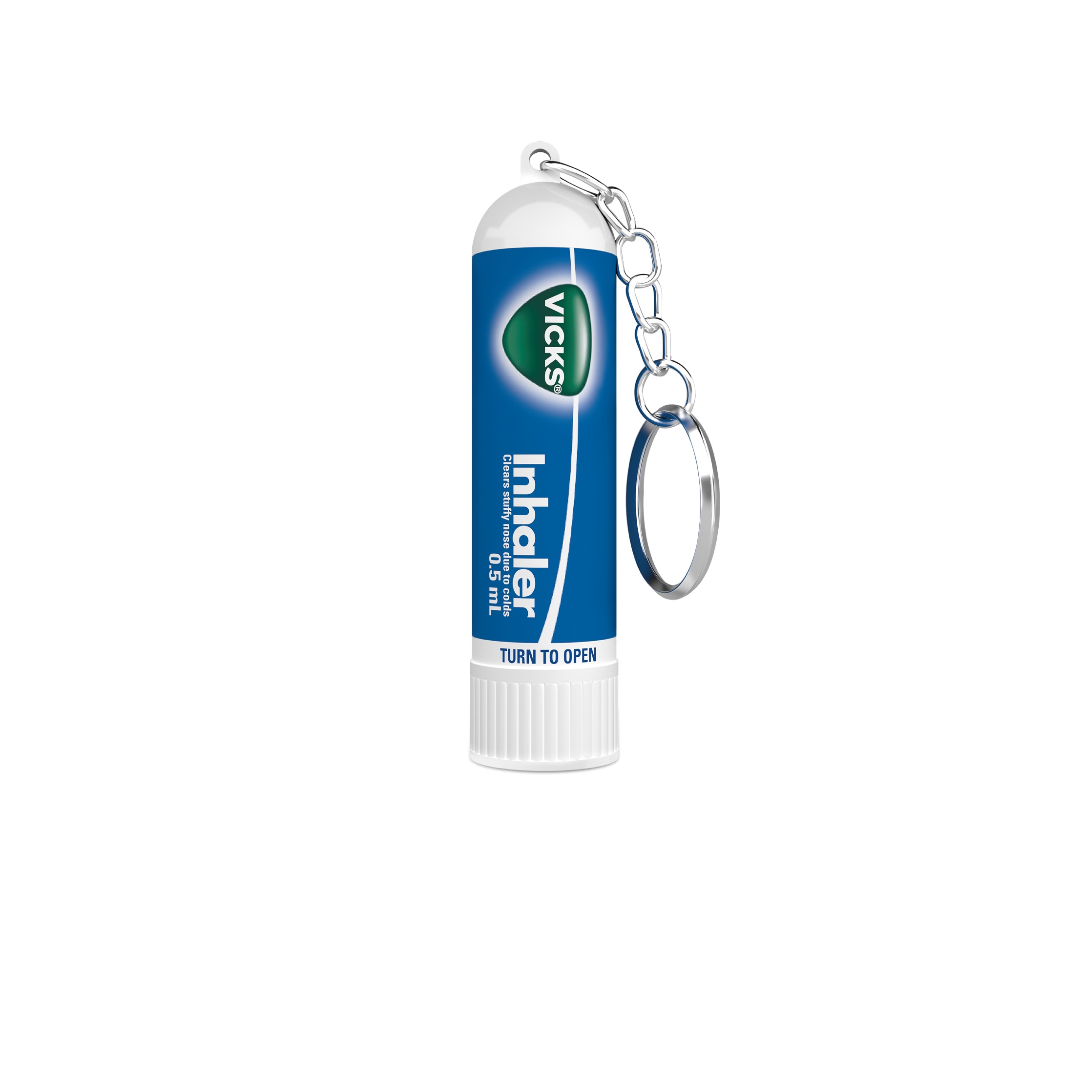 Vicks Nasal Inhaler, Nose Inhaler, Relax Inhaler, Selssema, Key Chain, 鼻子, 傷風膏, 伤风膏 - 0.5ml