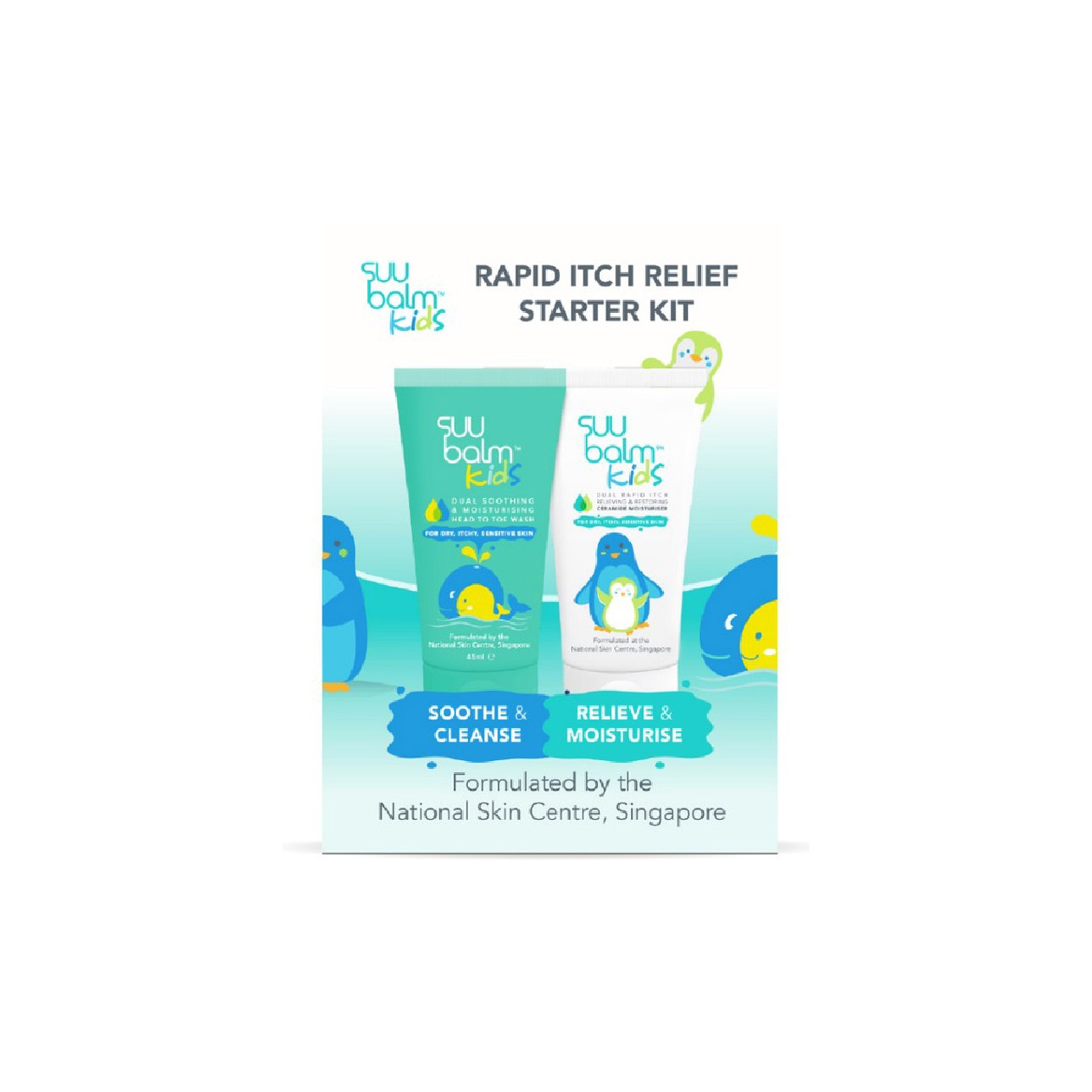 Suu Balm Kids Rapid Itch Relief Starter Kit 45ml X 2