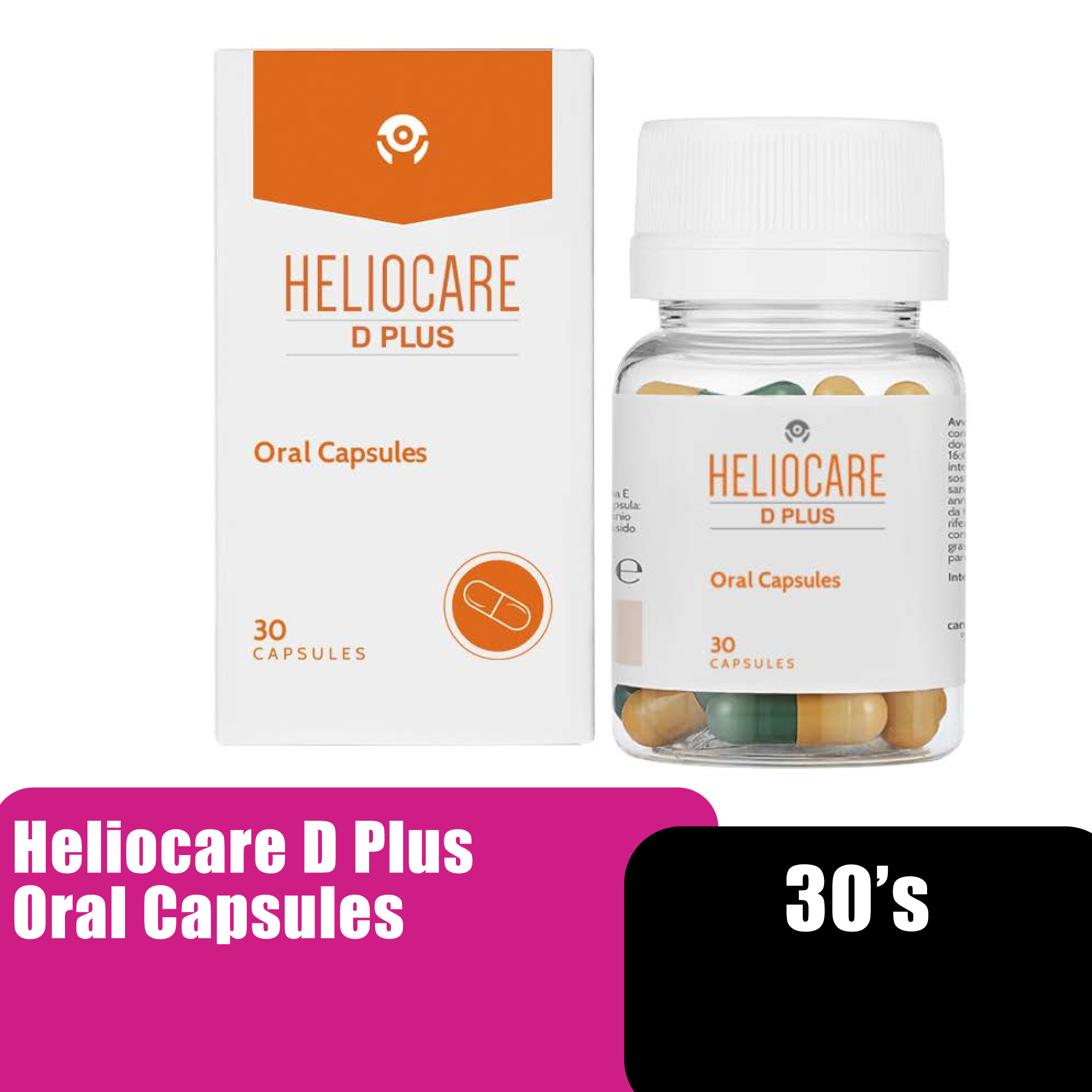 HELIOCARE D PLUS CAPSULE 30'S ###