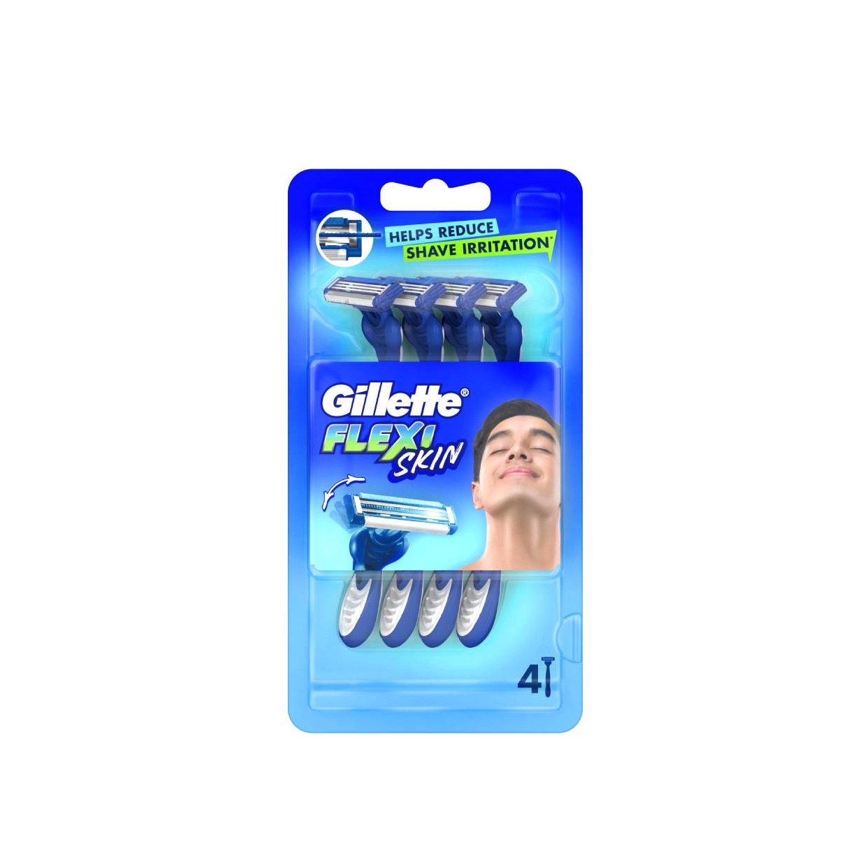 GILLETTE FLEXI SKIN 4'S