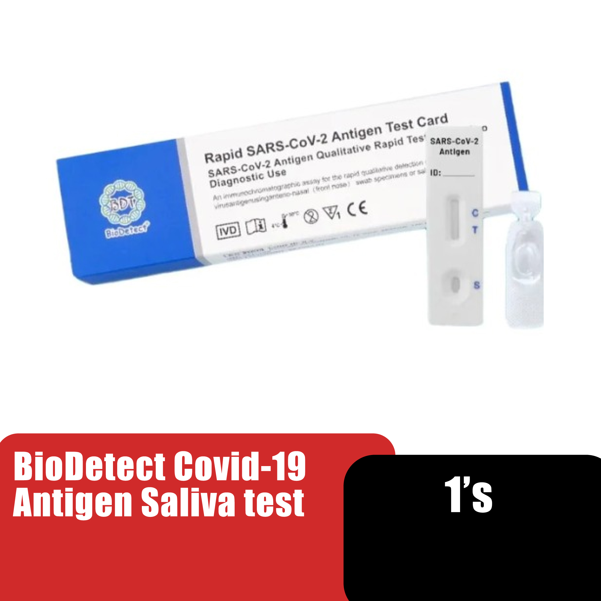 BIODETECT COVID-19 ANTIGEN SALIVA HOME RAPID TEST KIT
