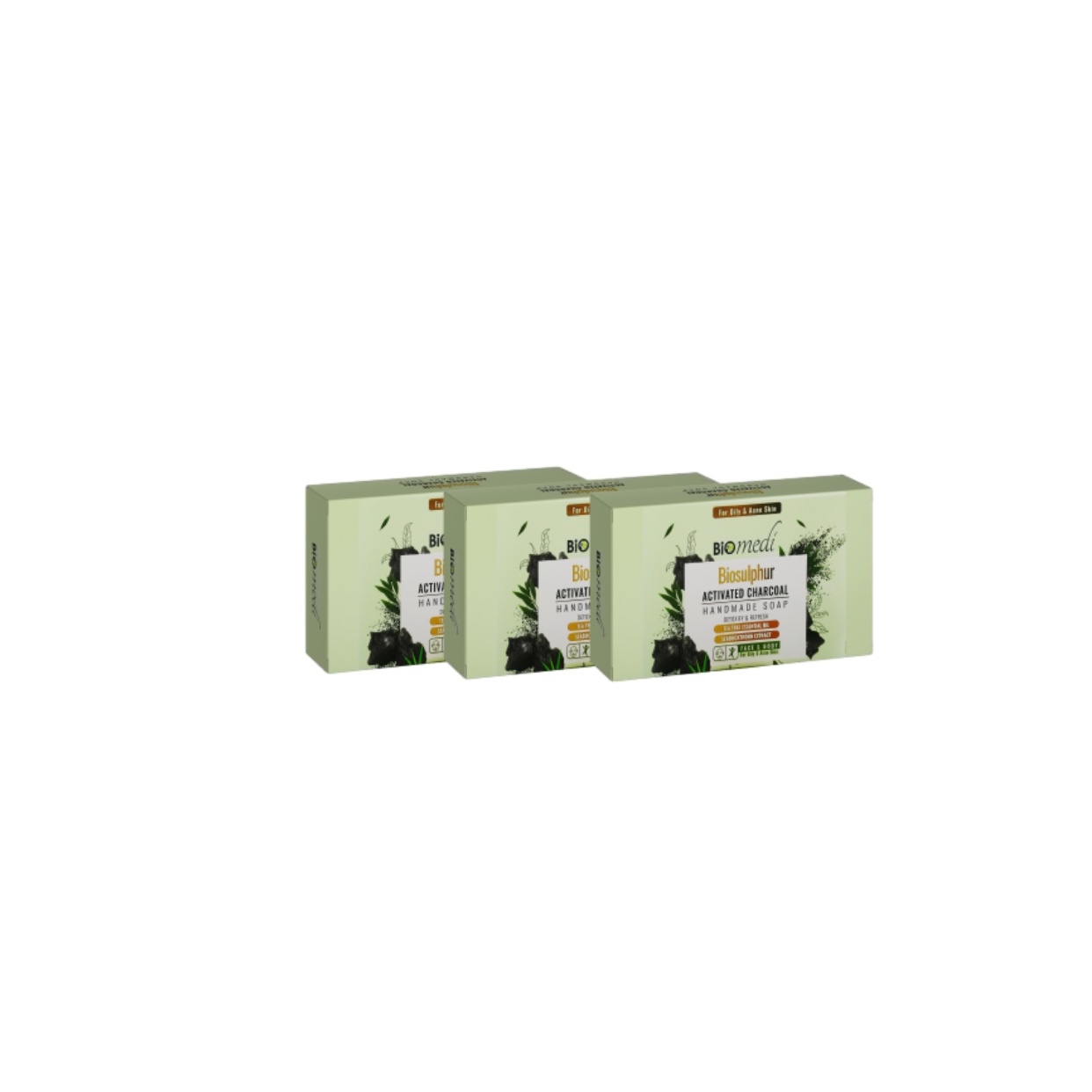 BIOMEDI BIOSULPHUR SOAP 100G X 3