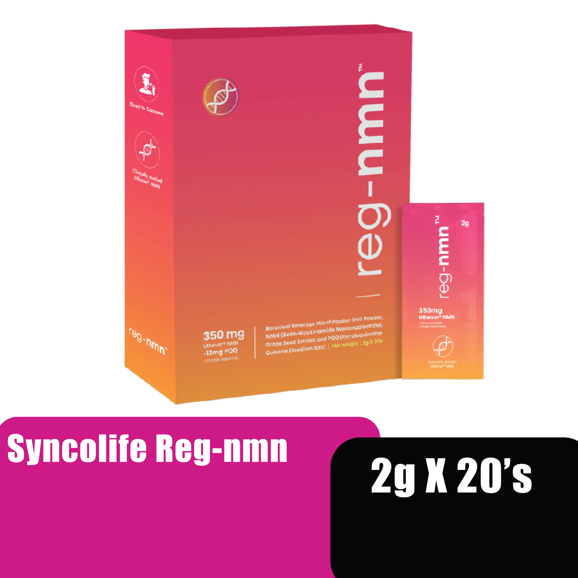 SYNCOLIFE REG-NMN 2G X 20'S