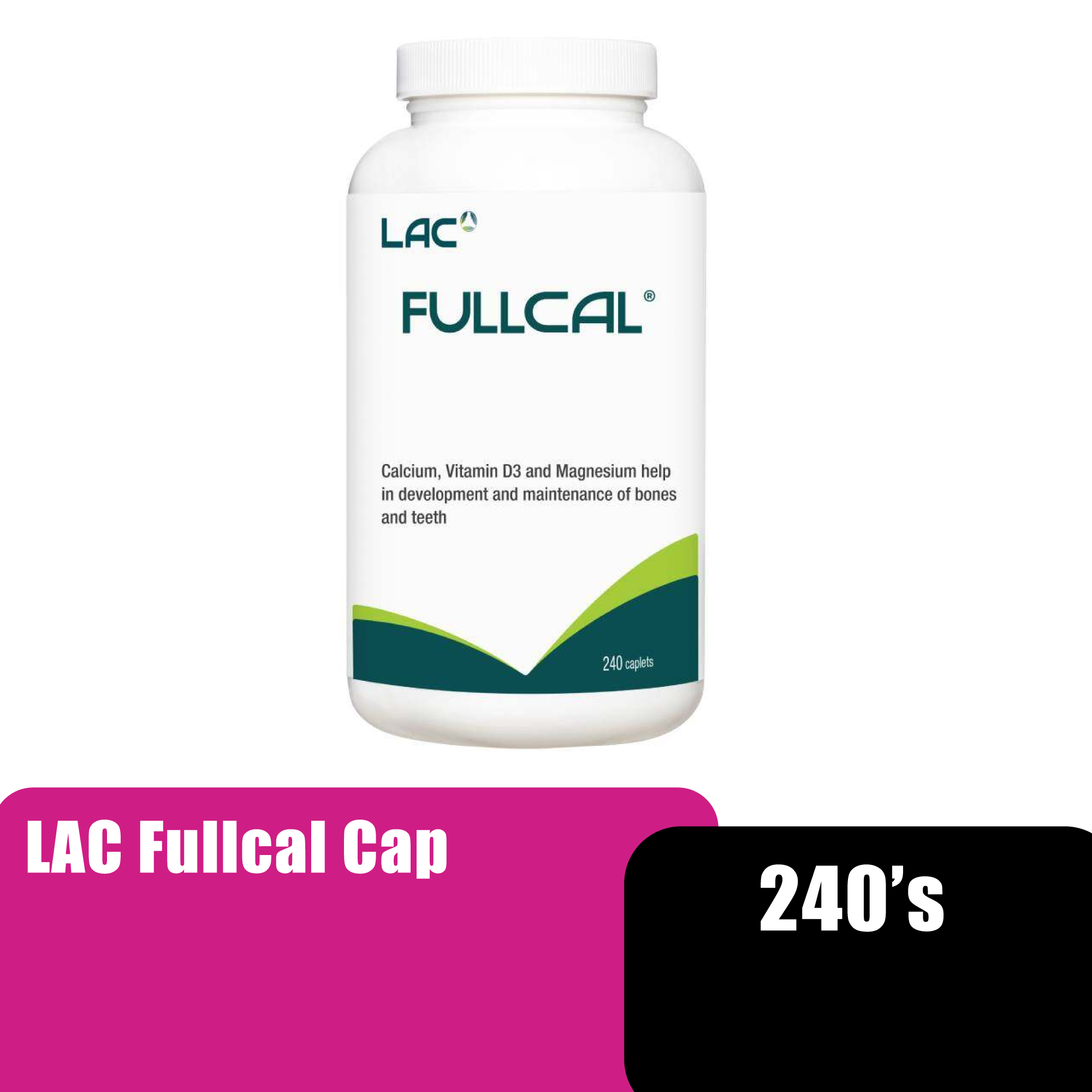 LAC Fullcal Capsules 240's