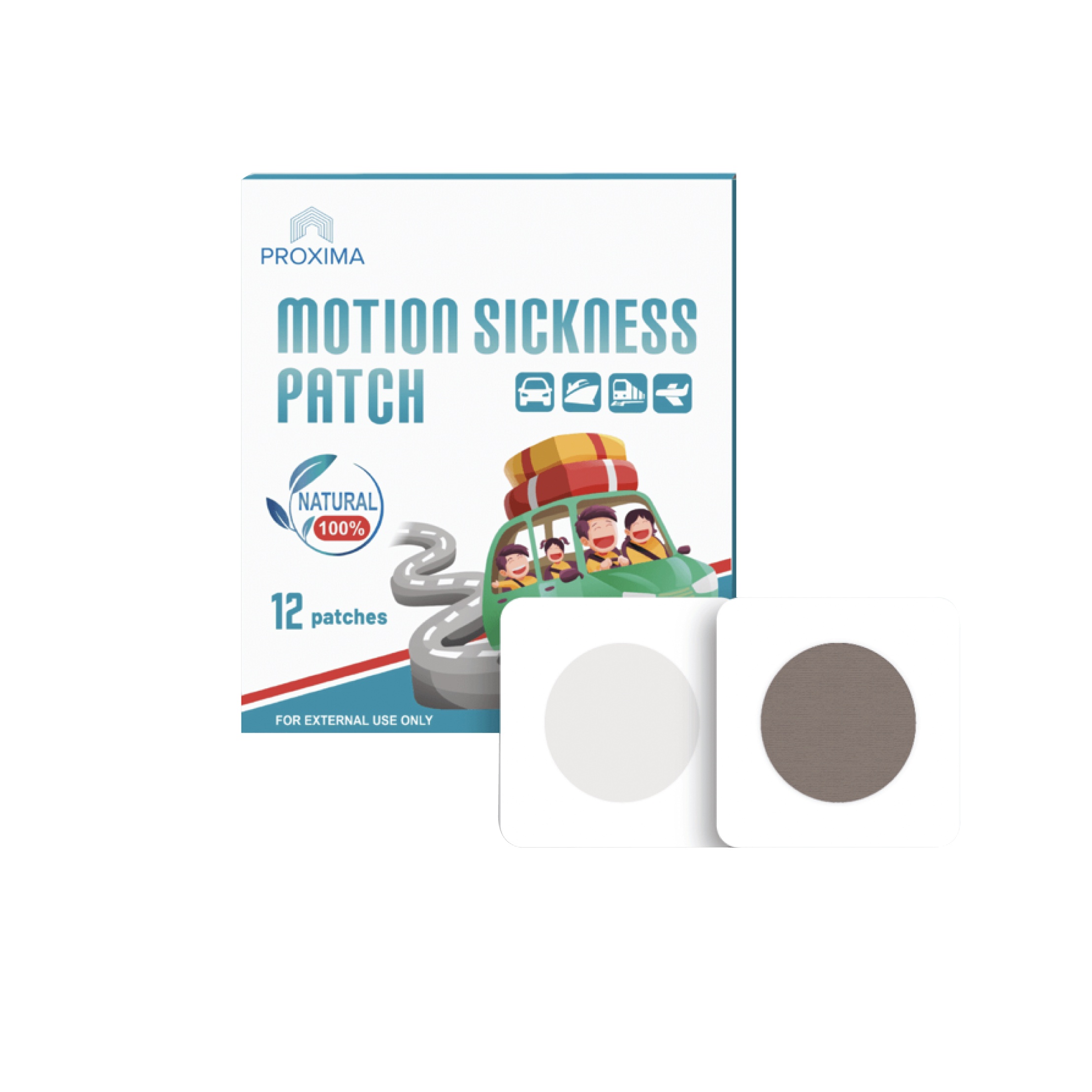 PROXIMA MOTION SICKNESS PATCH 12'S