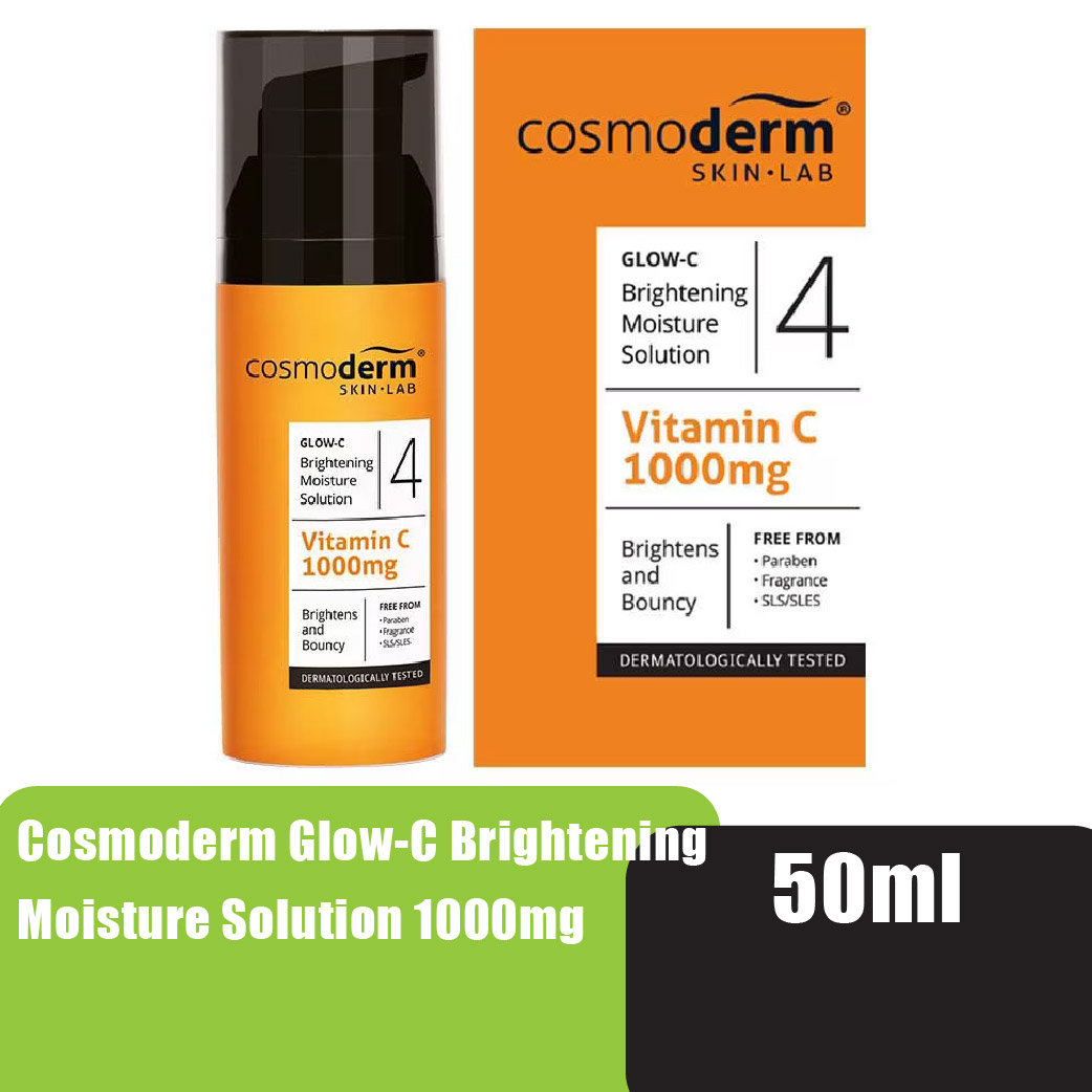 Cosmoderm Glow-C Brightening Moisture Solution 1000mg 50ml