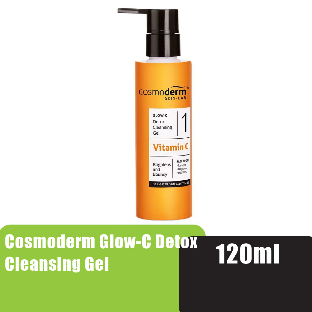 Cosmoderm Glow-C Detox Cleansing Gel 120ml