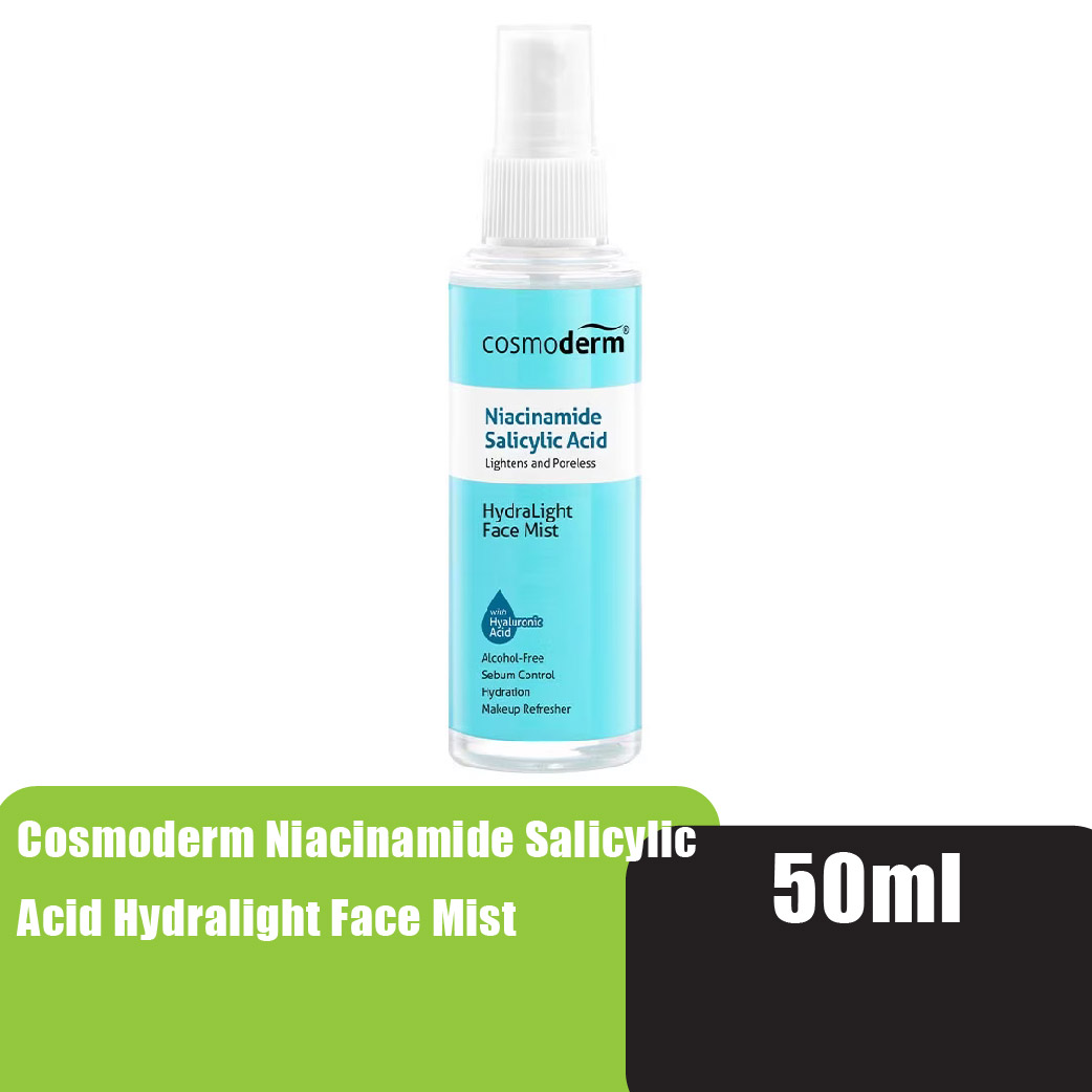 Cosmoderm Niacinamide Salicylic Acid Hydralight Face Mist 50ml