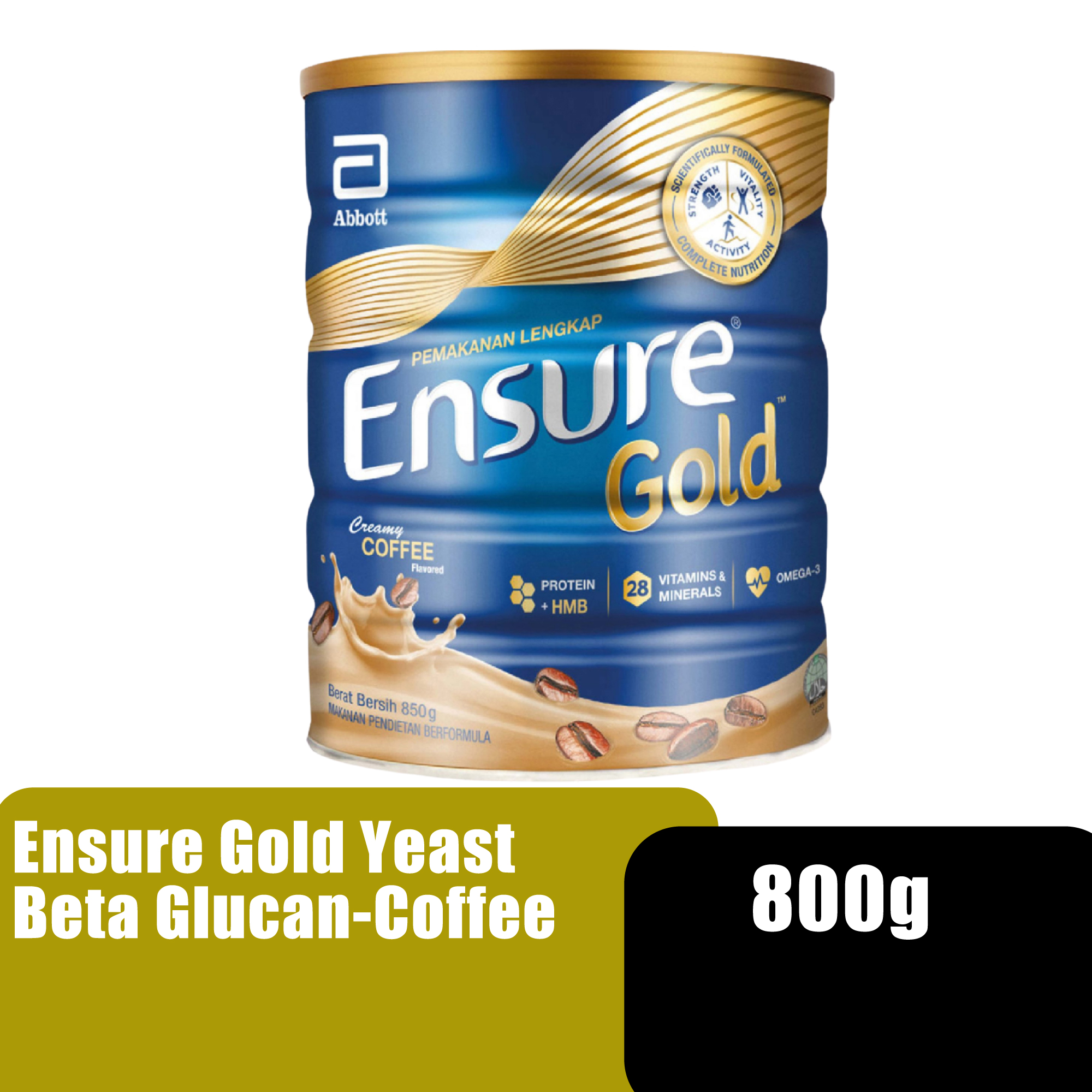 ENSURE GOLD YEAST BETA GLUCAN 800G - COFFEE