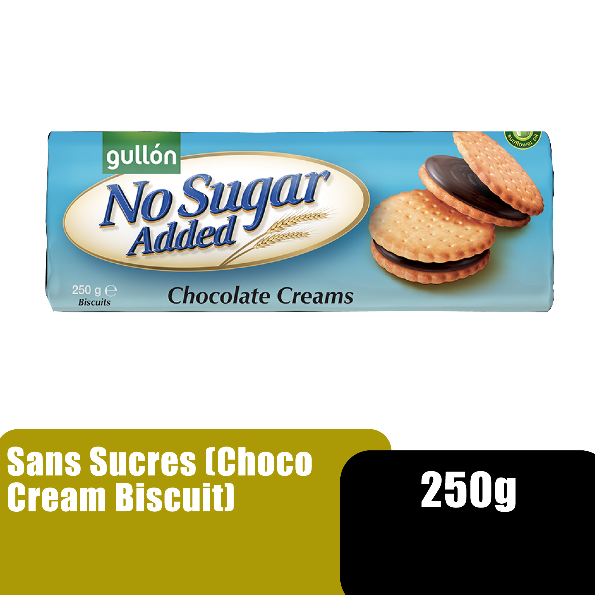 GULLON Sans Sucres Sugar Free Biscuit - Chocolate Cream 250g Healthy Snacks Biskut  ( 低卡零食 / 健康零食 )