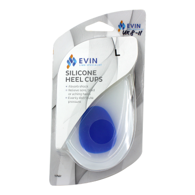 Evin Silicone Heel Cups - L