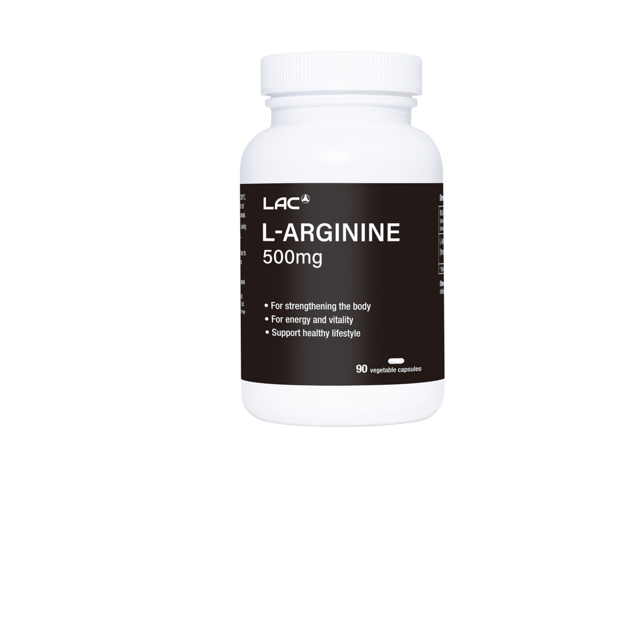 Lac L-Arginine 500mg 90's for Liver, Workout, Energy Booster with Collagen, and Protein (Ubat Kuat)