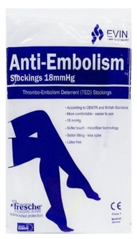 Evin Anti-Embolism Stocking 18mmHG - L
