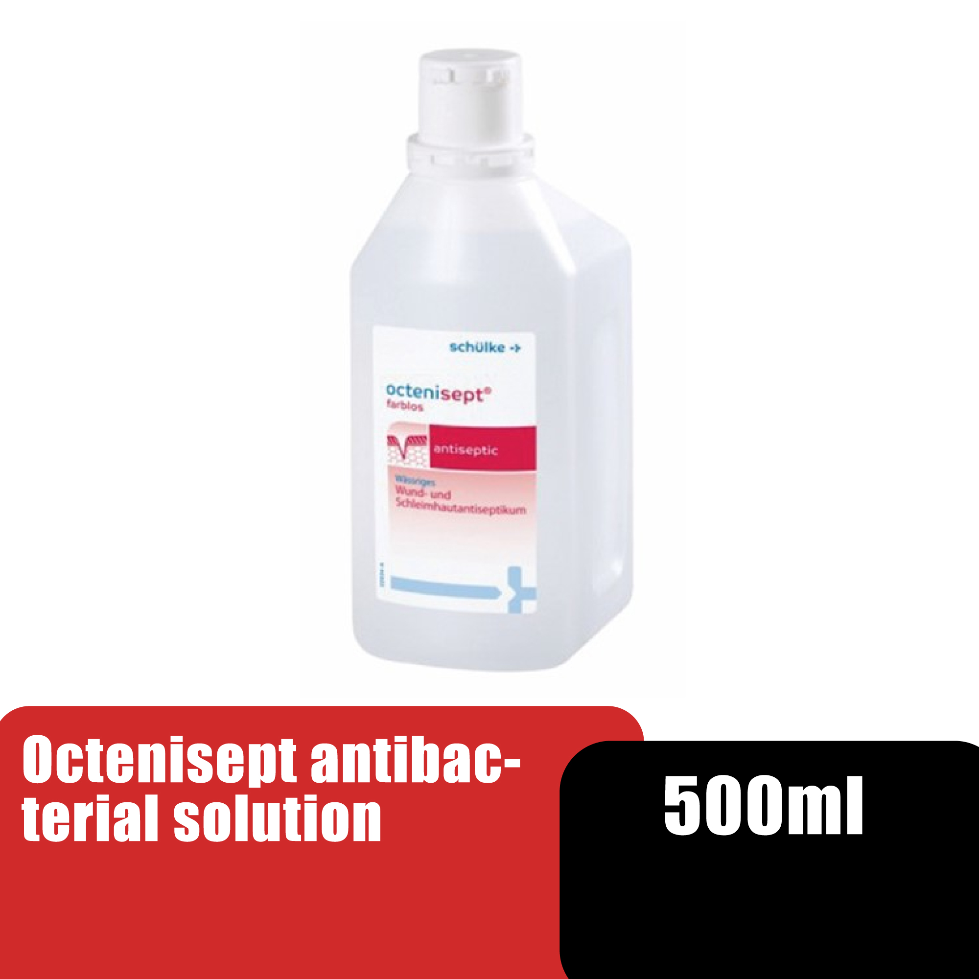 SCHULKE Octenisept Antibacterial Wound Care Solution 500ml / Pencuci Luka Antiseptik (For infants and premature babies)