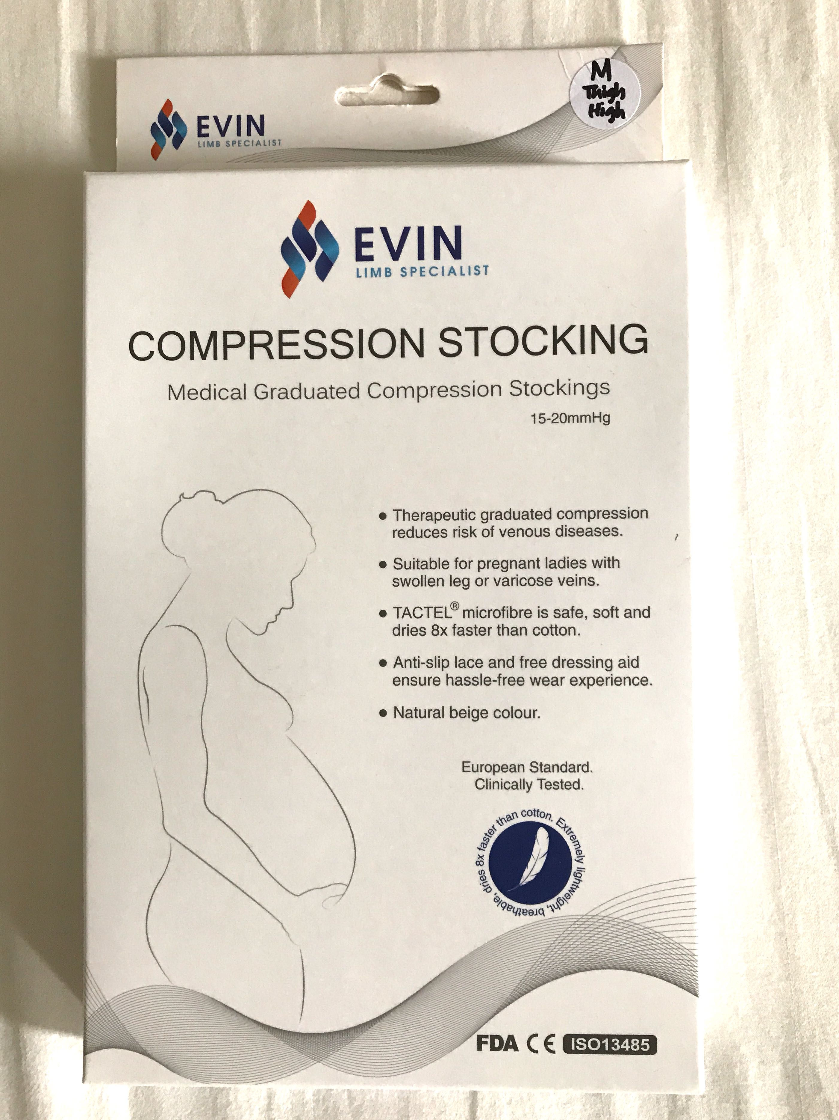 Evin Compression Stocking 15-20mmHG/ 15-21mmHG - M