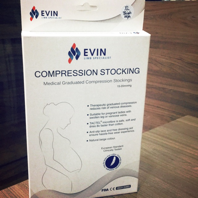 Evin Compression Stocking 15-20mmHG - XL