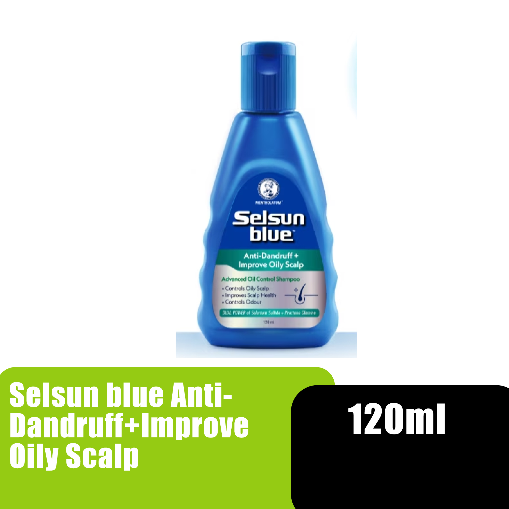 Selsun Blue Advance Oil Control / Anti-Dandruff & Scalp Care Shampoo 120ml /控油 , 防頭皮屑 洗發水