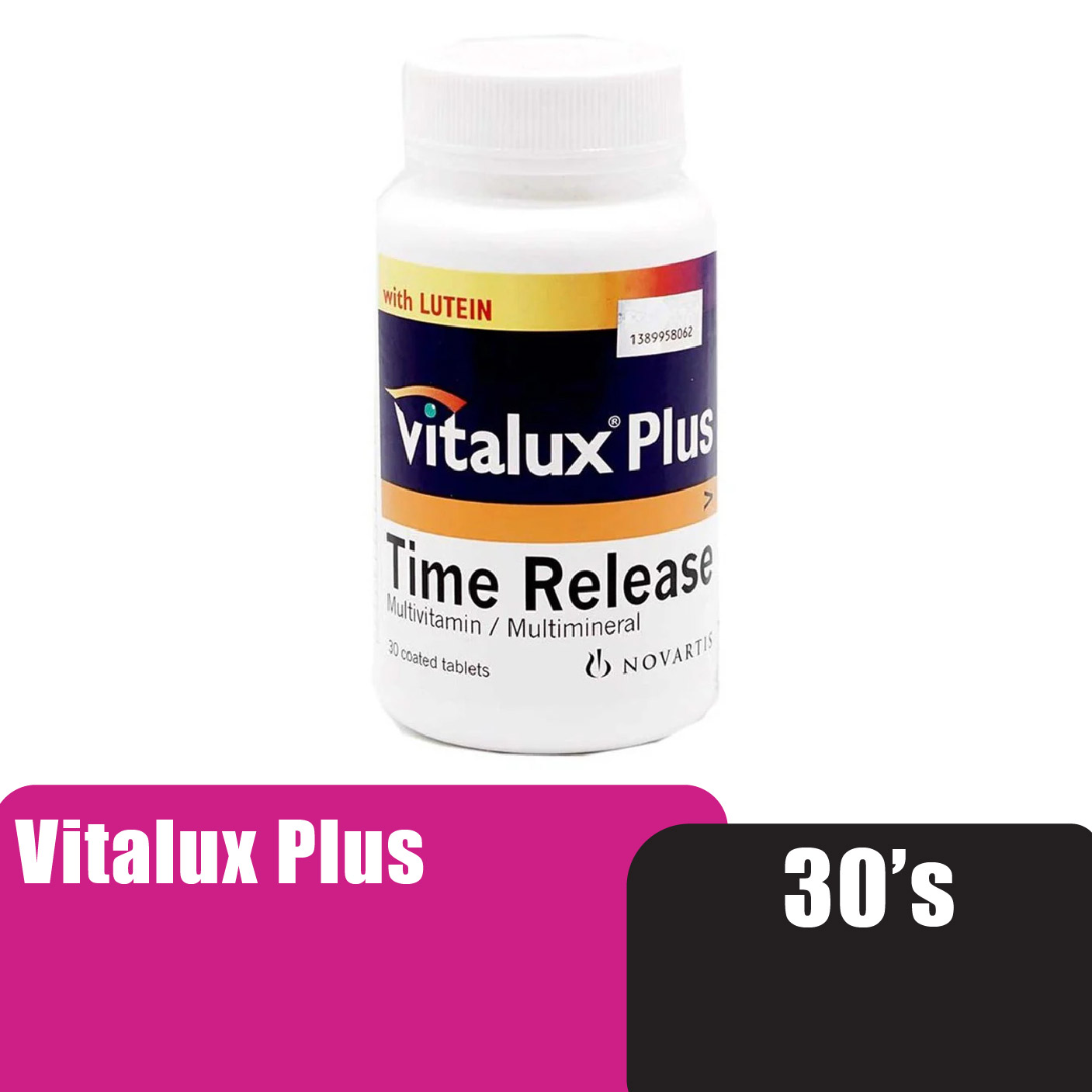 VITALUX Plus Multivitamin / Multimineral Tabs 30's - Eye Supplement for Vision / Eye Care Supplement ( 眼睛 保健品 / 護眼 保健品 )