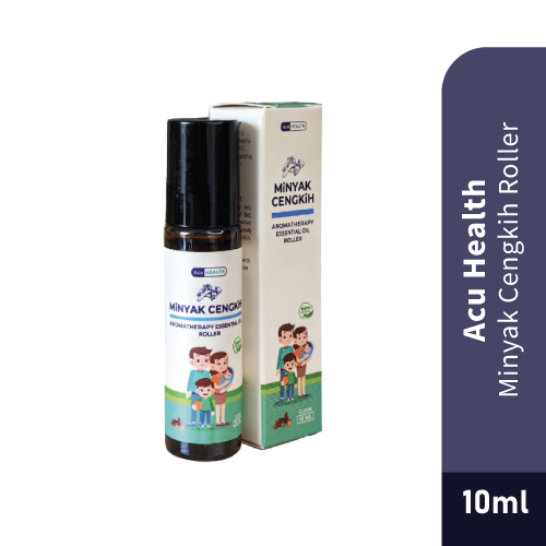 ACU Health Roll On Minyak Angin, Minyak Herba Asmak, Minyak Asmak, Aromatherapi Oil (10ml)