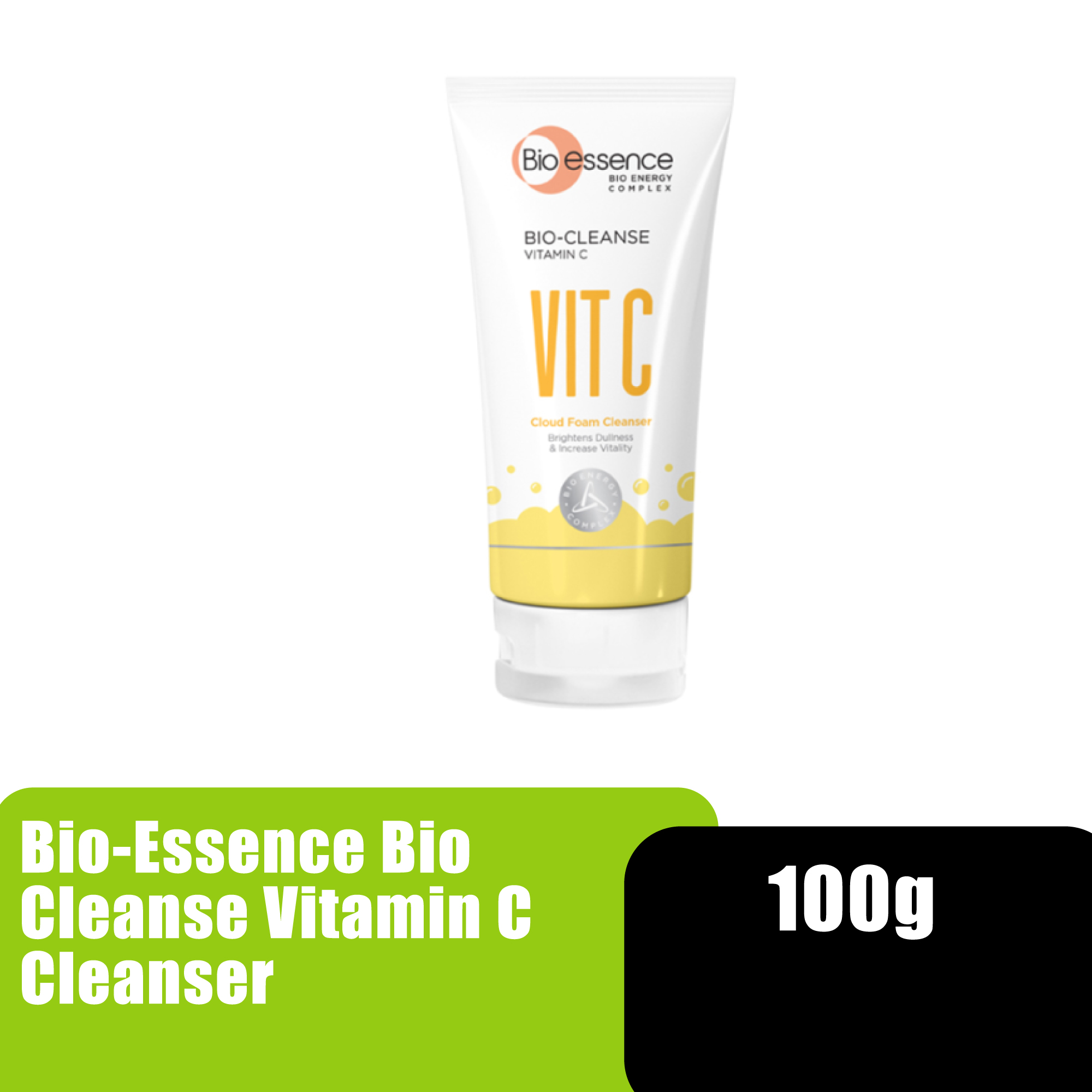 Bio Essence Bio-Cleanse Vitamin C Anti-Aging Skincare, Anti-Wrinkle, Facial Wash, Collagen Face Wash, Pencuci Muka (洗面奶)