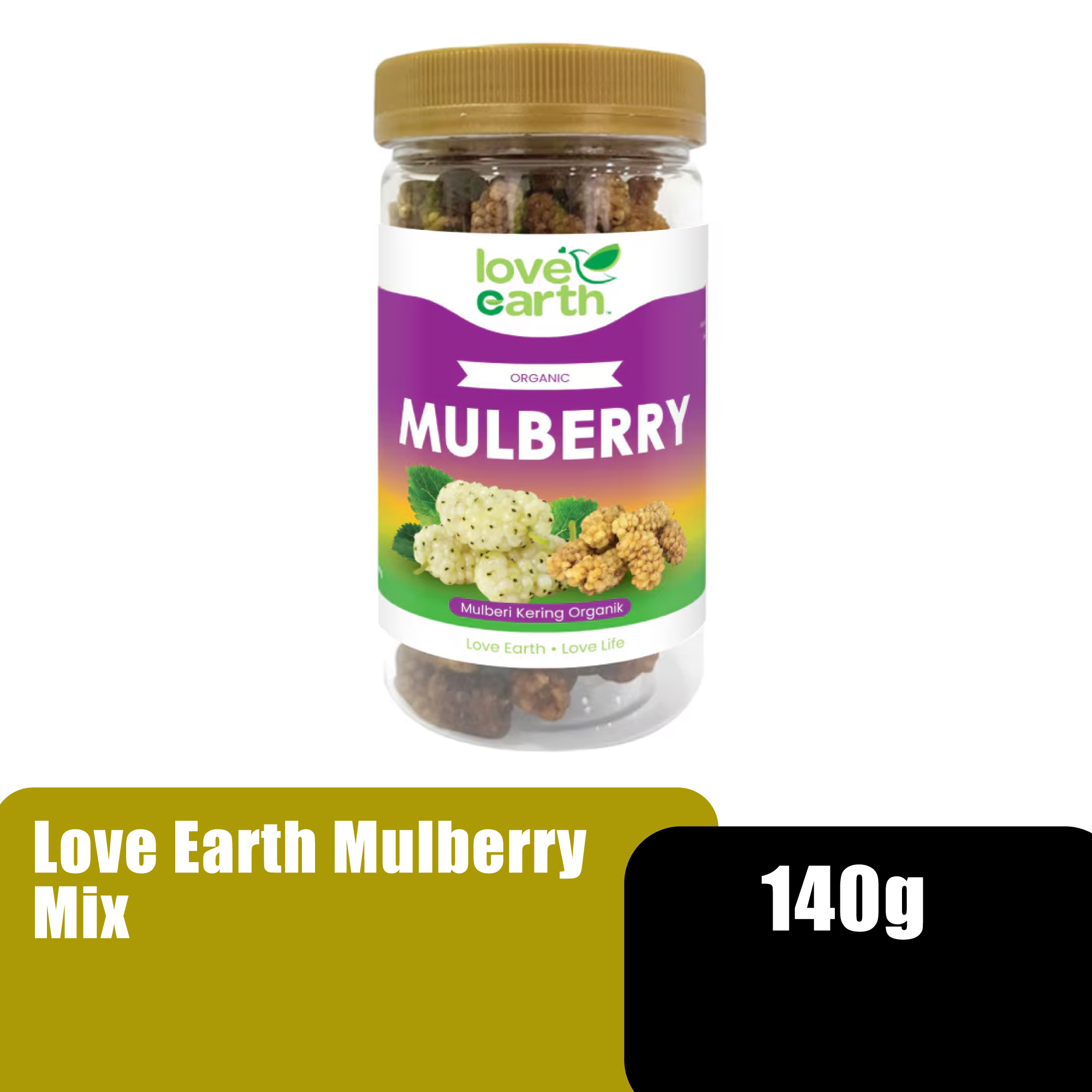 Love Earth Mulberry Mix, Pakistan Mixed Berry, Enriched with Vitamin C & Iron Vitamin, 干果 - 140g