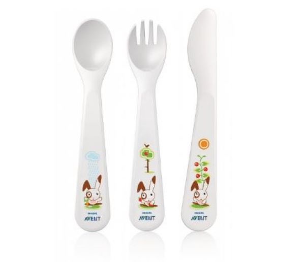 AVENT - Fork, Spoon, Knife 12m