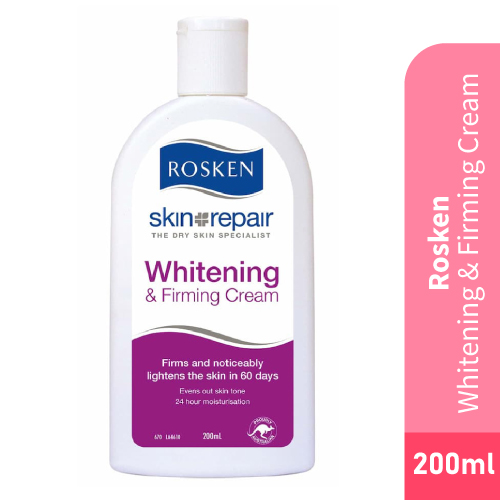 ROSKEN Whitening & Firming Cream 200ml Krim pemutih badan & kulit 美白身体乳 护手霜