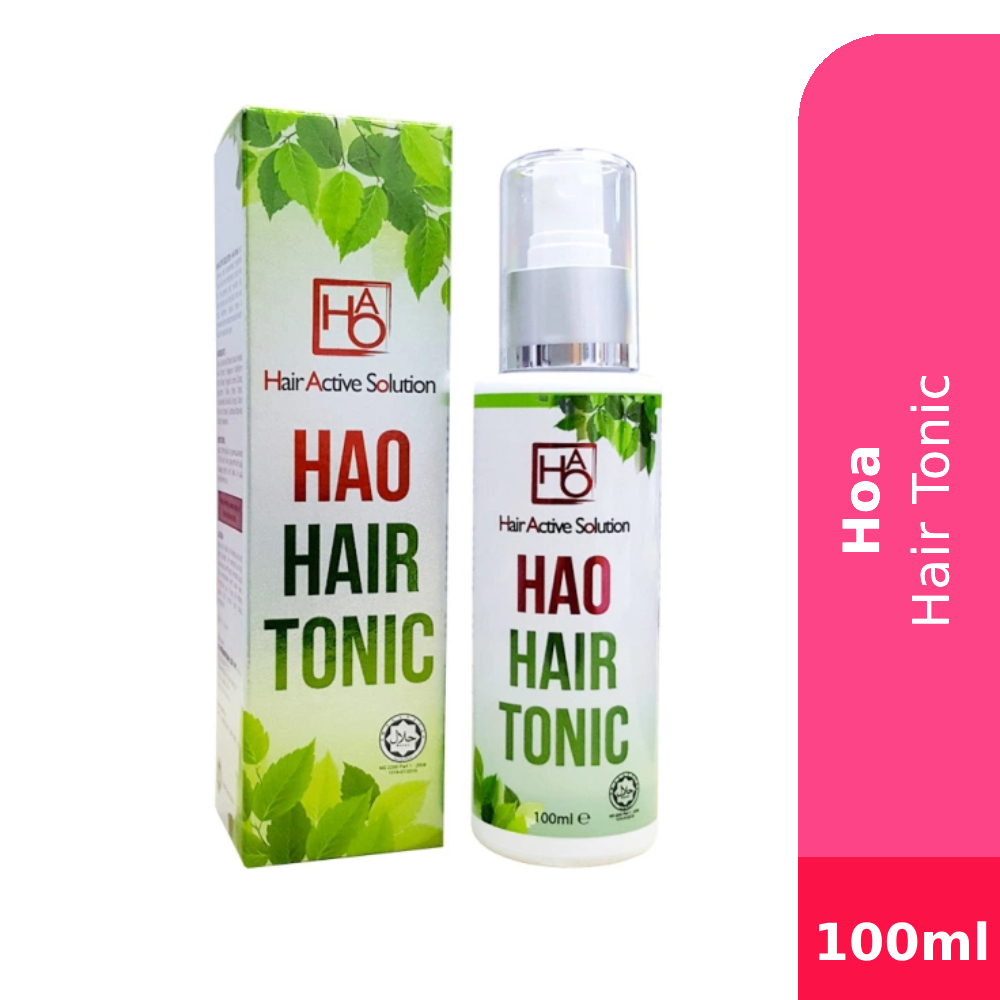 HAO Hair Tonic 100ml for Hair, Hair Growth, Hair Fall Tonic, Grey Hair, Uban Rambut,  生發水