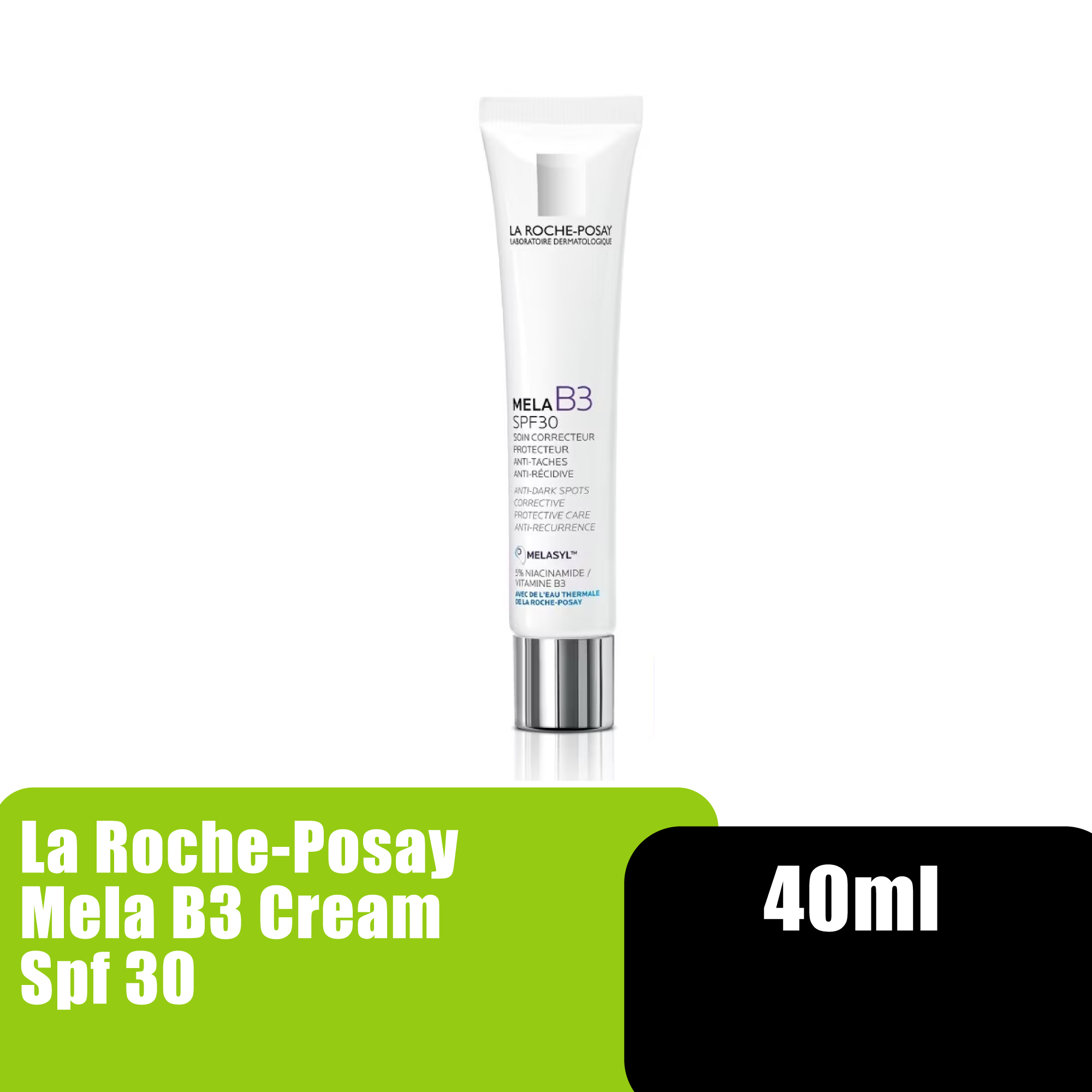 LA ROCHE POSAY Cream SPF30 Mela B3 (40ml) with Melasyl for Anti Aging, Anti Wrinkle Dark Spot Cream SPF30, Skin Barrier