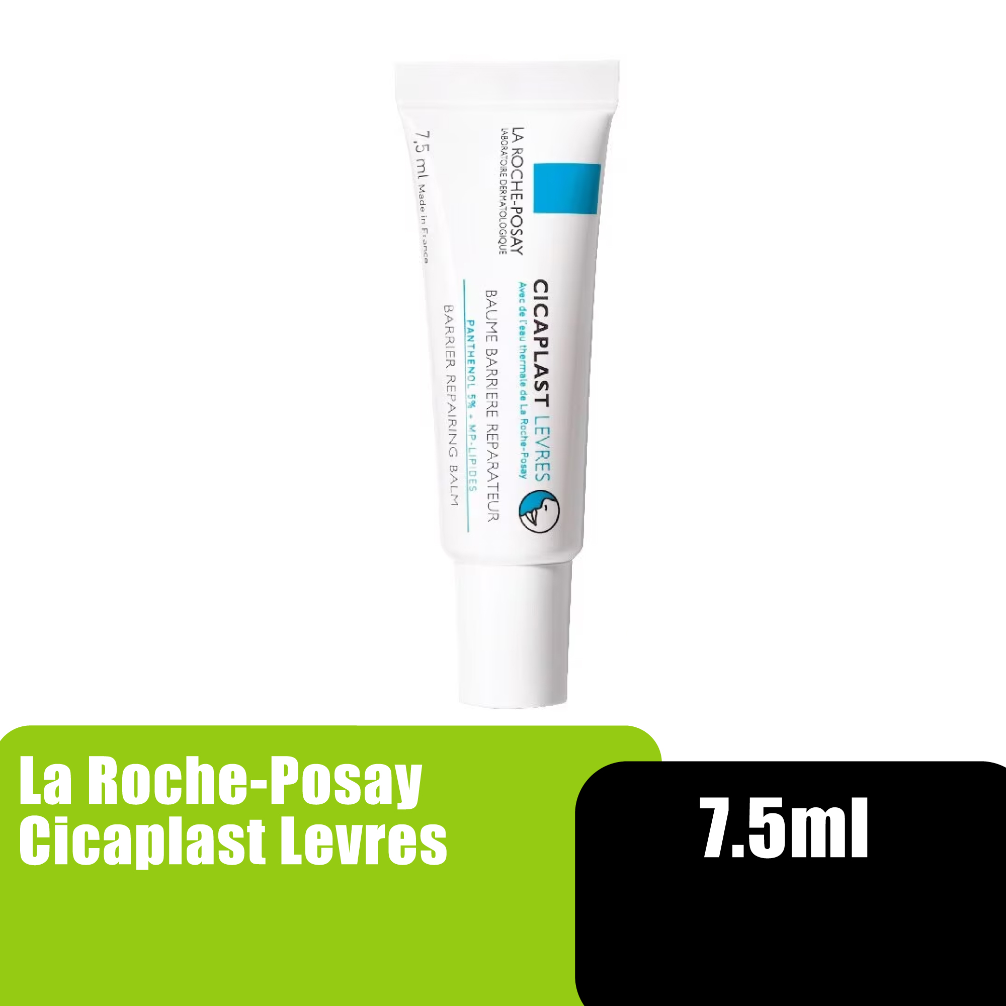 LA ROCHE POSAY Cicaplast Levres (7.5ml) Hydrating Soothing Balm, Lip Balm SPF, Lib Bal, Lipbalm SPF, Lip Sunscreen