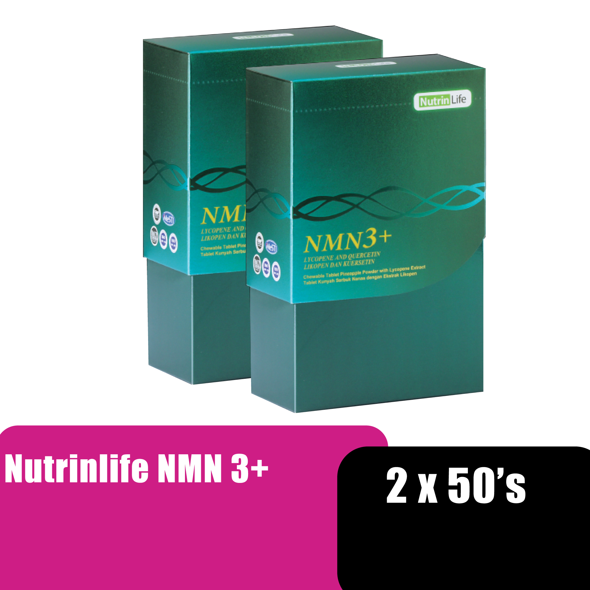NUTRINLIFE NMN3+ (50's x 2), Weight Loss Supplement, Beauty Slimming Product, Anti Aging, 减肥, 減肥產品