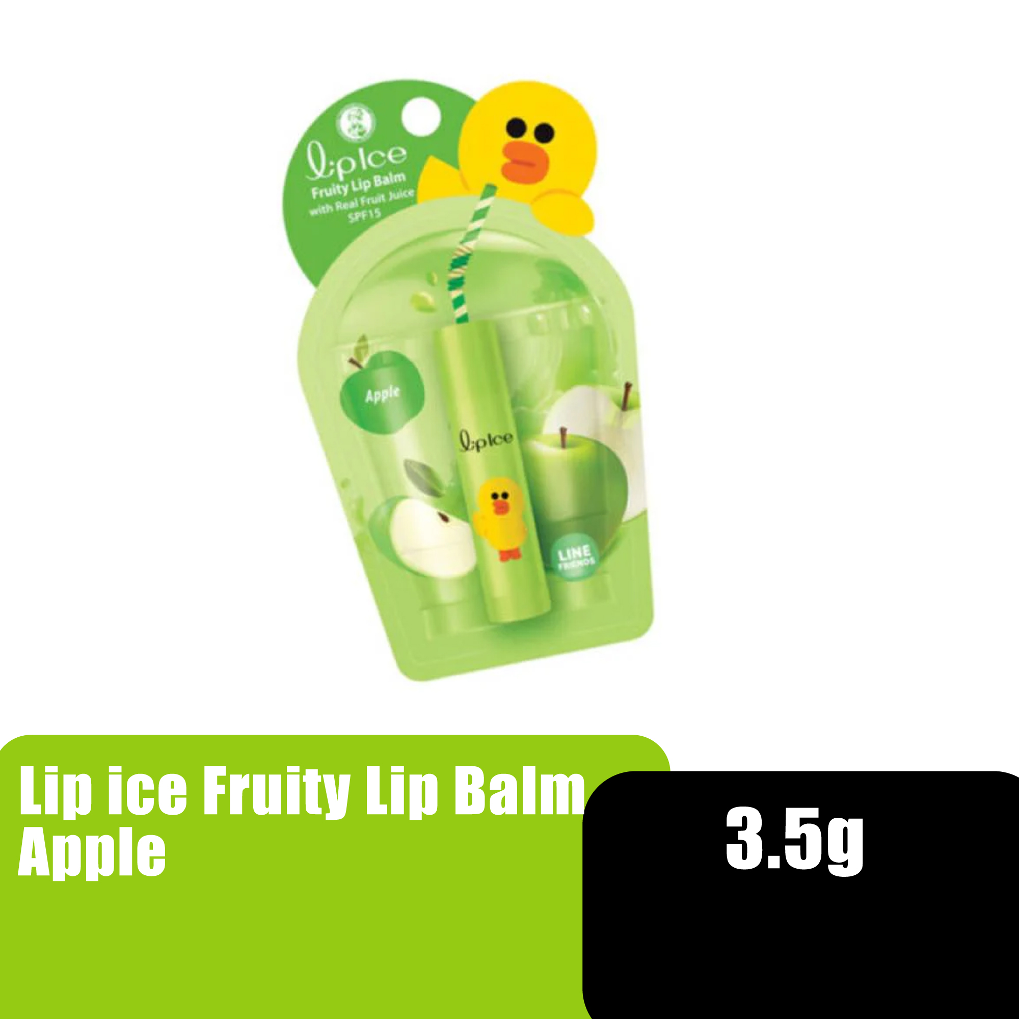 Lip Ice Fruity Ice Hydrating Lip Balm SPF, Lip Balm/Lip Sunscreen, Soothing Balm for Dry Lips, 润唇膏 - 3.5g
