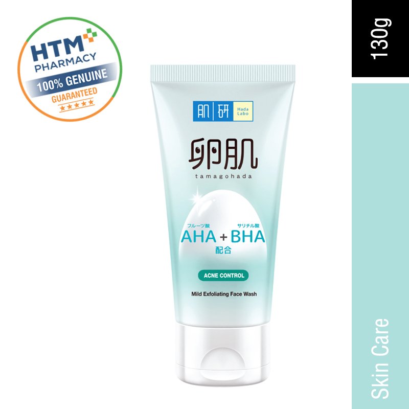 Hada Labo AHA/BHA Face Wash 130G - Acne Control