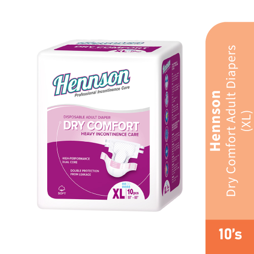 Hennson Dry Comfort Adult Diapers XL (10's)