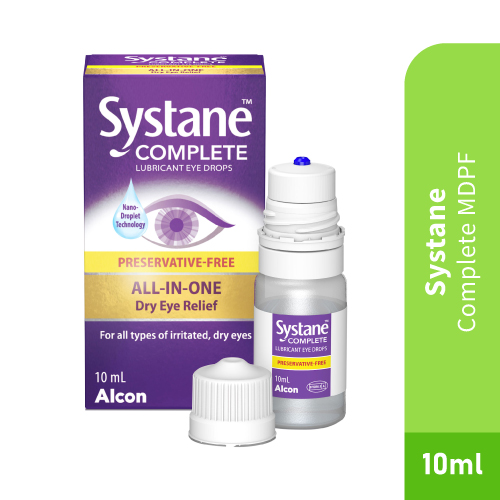 SYSTANE Complete Preservative Free Eye Drops 10ml for Eye, Dry Eye, Lubricant Eye Drop, Systane Eye Drop, 眼药水