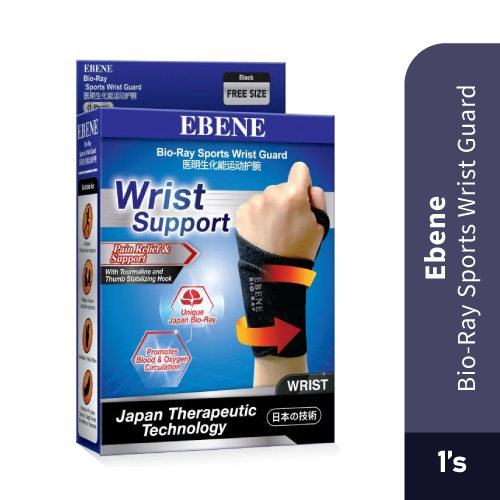 EBENE Bio Ray Sports Wrist Guard Support Free Size for Wrist Support, Wrist Guard, Wristband, Wrist Brace