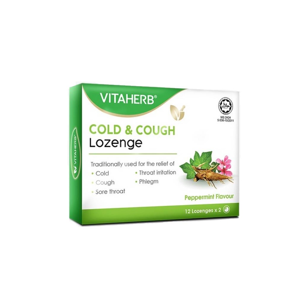VITAHERB Cold And Cough Lozenges 24's