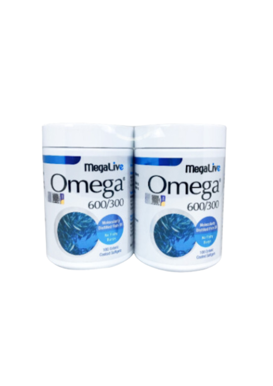 MEGALIVE Omega 600/300 (100's x2) - Supplement , Well Being , Healthy Supplement