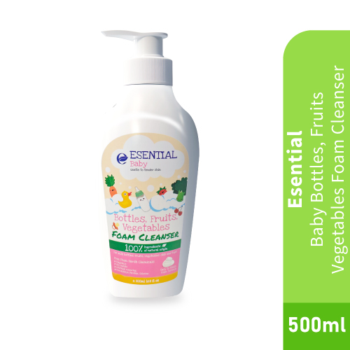 ESENTIAL Baby Bottles, Fruits & Vegetables Foam Cleanser 500ml -Baby Care, Foam Cleanser,婴儿用品